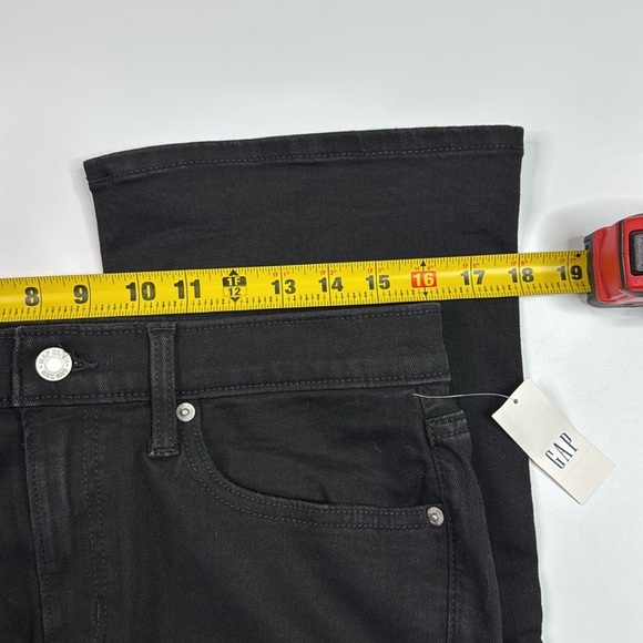 GAP Universal Baby Boot Black Denim Jeans Size 12/31L NWT - Picture 7 of 11